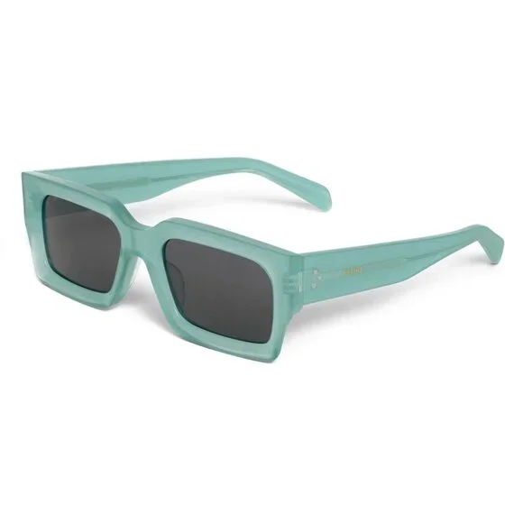 NEW CELINE CL40280U 93A WOMEN SHINY LIME TRANSPARENT SUNGLASSES CELINE CELINE NEW CELINE CL40280U 93A UNISEX SUNGLASSES CELINE  main image 2